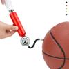 Portable Handheld Ball Pump with Pressure Gauge and Manual Inflation Pump Suitable for Ball Sports and Pneumatic Accessories