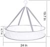 Herb Drying Rack Folding Mesh Hanging Basket Dryer Net 2Layer Herb Dryer Mesh Hanging Drying Basket For clothing Food Air Drying