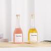 Elegant Vertical Stripe Glass Bottles for Wine & Juice