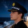 Breathable Captain Hat with Embroidery and Letter Design Marine Hat for Adult Youth Halloween Party Cosplay Headpiece