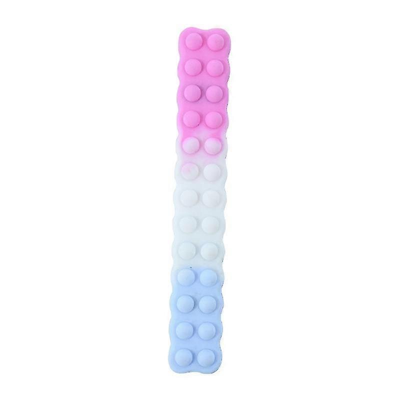 2 PCS Pop Fidget Stick Popper Toys, 3-in-1 Anti-Pressure Push Bubble Squeeze Stick Silicone Sensory 2025