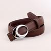 Womens Vintage Leather Belt Gold Buckle Dresses Jeans Fashion Accessory