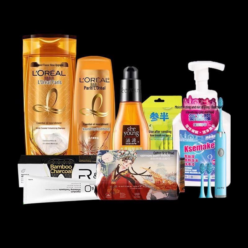 L'Oreal Essential Oil Nourishing 8-Piece Hair Care Set