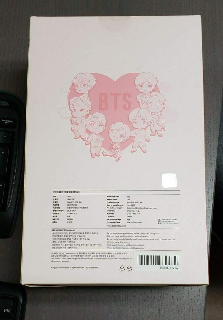 Mini BTS Character Plush Toy RM