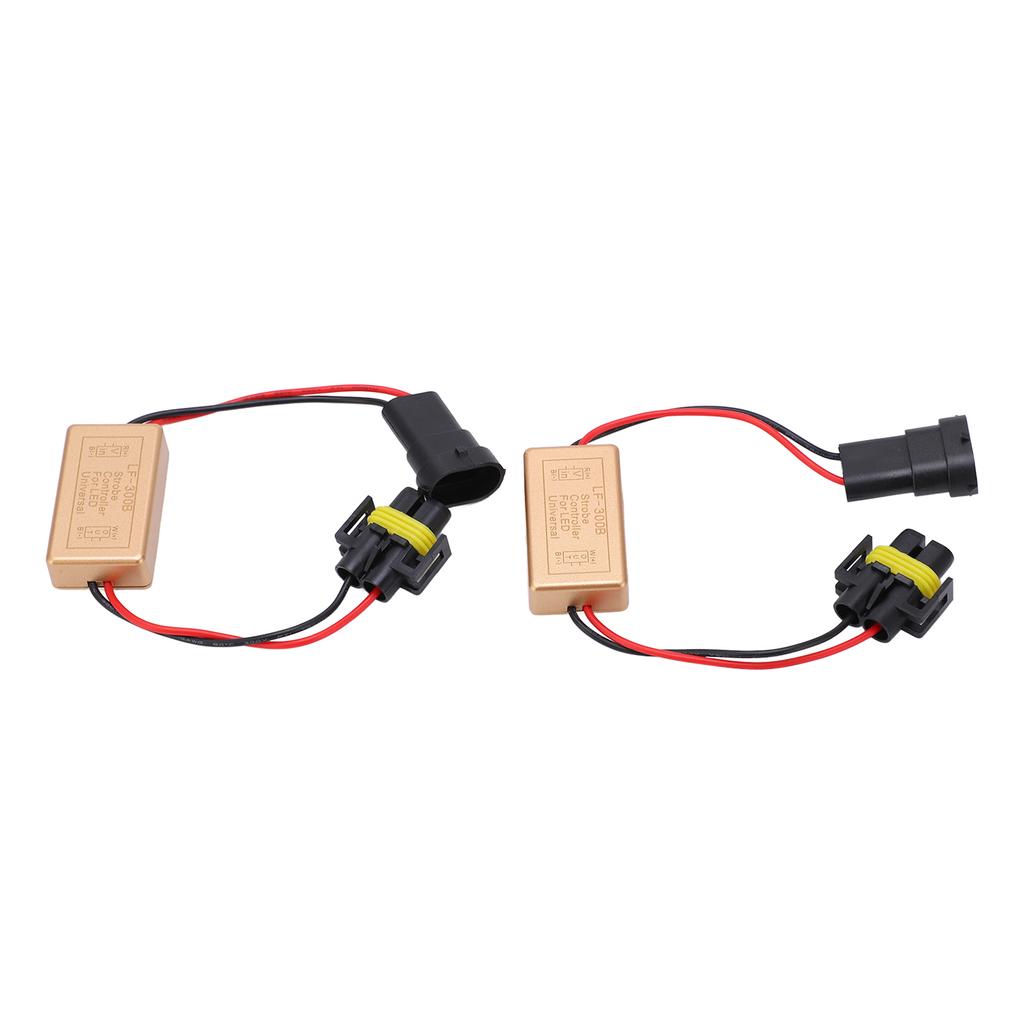 2Pcs Flash Strobe Controller 50W Good Heat Resistance 3 Lamp Types Flash Strobe Controller Flasher