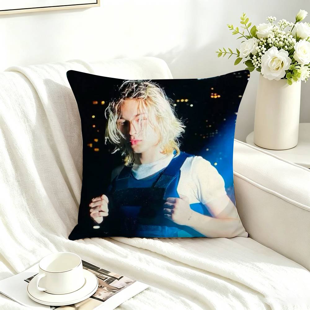 N-Nettspend Cloud Rap Trap Square Double-Sided printed Pillow Case Bedroom Bedside Pillow Sofa Cushion Cover