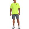 Under Armour Logo Printed Elastic Waist Training Sports Shorts Men Bottoms Gray 1377139-012