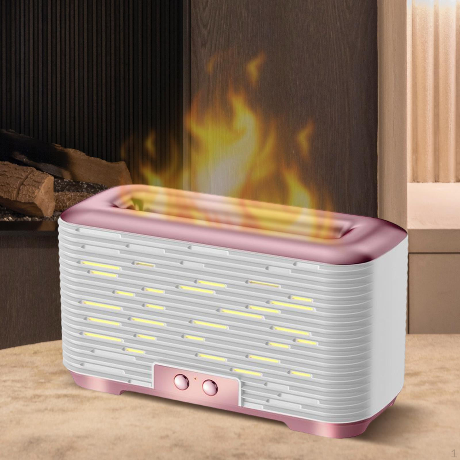 Flame Mist Humidifier Diffuser Noiseless Portable for Home Office