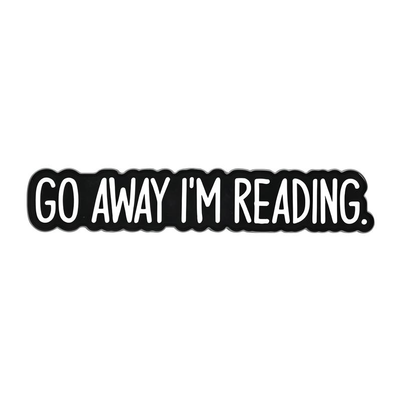 

Booktrovert Enamel Pins Go Away I m Reading Books Dog Coffee Brooches Lapel Badges Clothes Jewelry Gift for Reader Friends