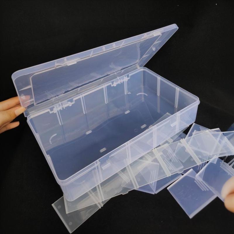 15-Grid Adjustable Plastic Organizer Removable Dividers Storage Box for Jewelry Beads DIY Art Craft Small Supplies