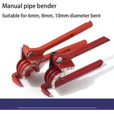 Copper Tube Pipe 3 In 1 Manual Bending Tool Type Fuel Brake Pipe Bender Hand Tool 1/4" 5/16" 3/8" Brake Pipe Rolling Brass