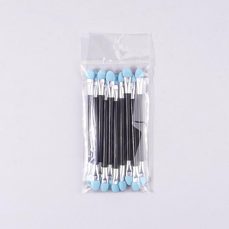 50/10PCS Professional Sponge Stick Eyeshadow applicator Makeup Brush Double head Eyeshadow Brush Mini Portable Sponge nail brush