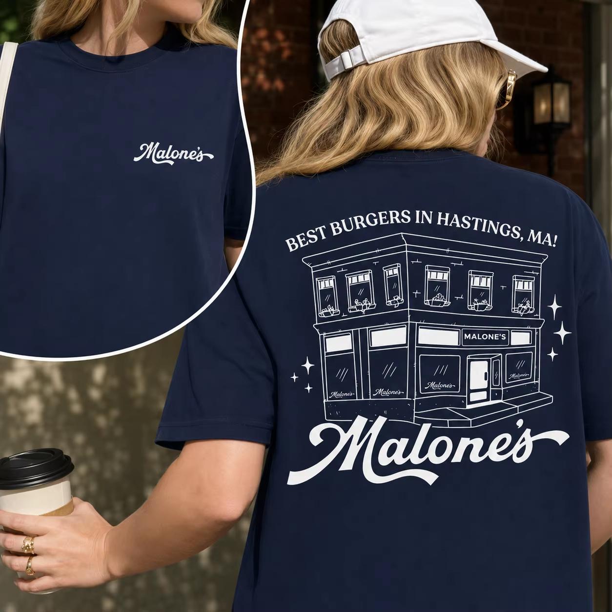 Off Campus Hannah Wells TShirt Malones Briar University Hockey Rounisexce TShirt Summer Unisexs Clothing Unisexs T Shirt S