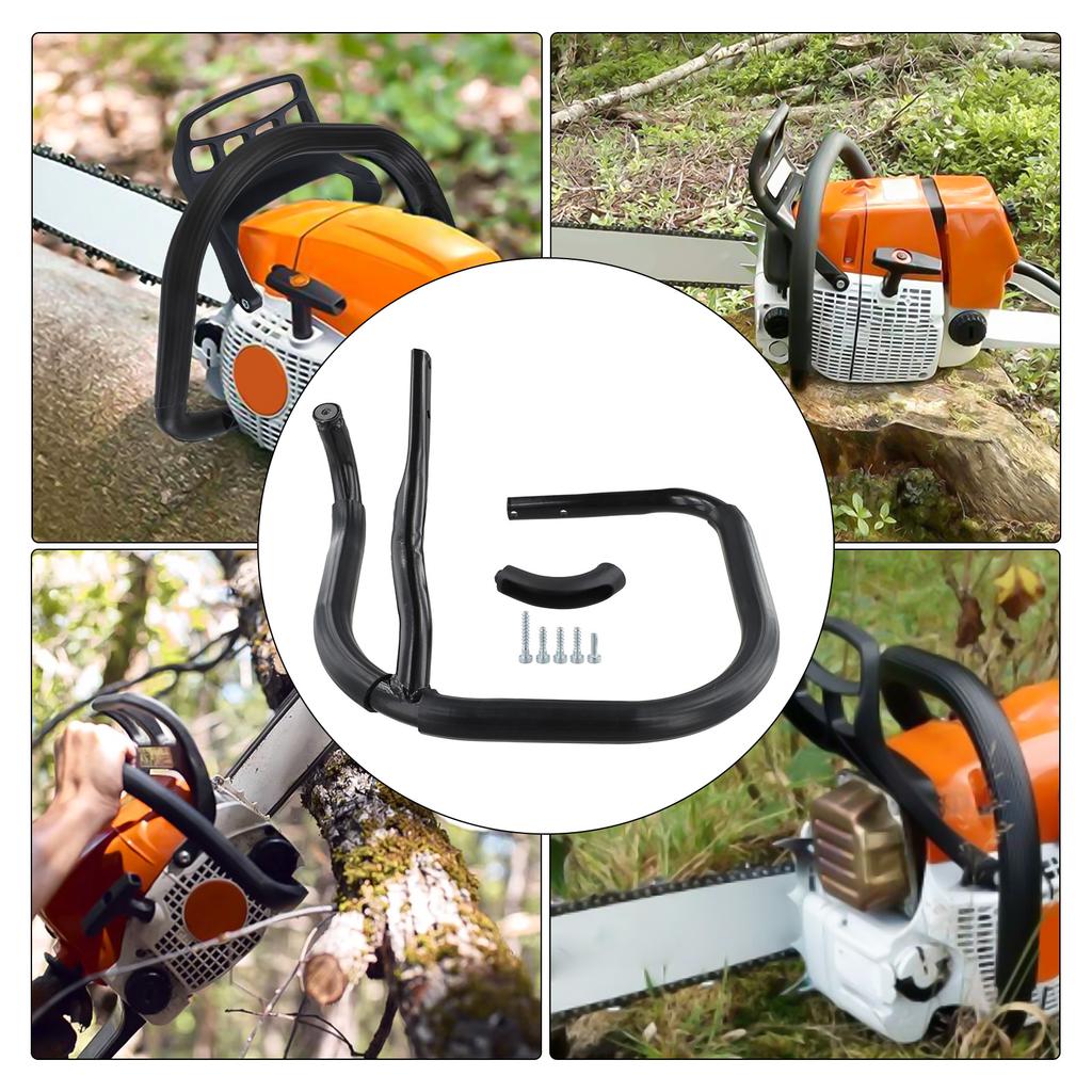 Chainsaw Wrap Around Handle Bar Handlebar with Elbow Connector Screws for MS660 MS650 MS640 064 066 Chainsaw 1122 790 3611