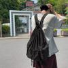 New travel and leisure lightweight large-capacity drawstring bundle backpack travel bag backpack schoolbag daily commute