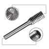 8pcs/set Precision Double Cut Rotary Burr File 6mm Shank Rotary Burr Set  Carpentry