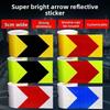 5x300cm Arrow Reflective Tape Car Sticker Safety Warning Mark Self Adhesive Tape