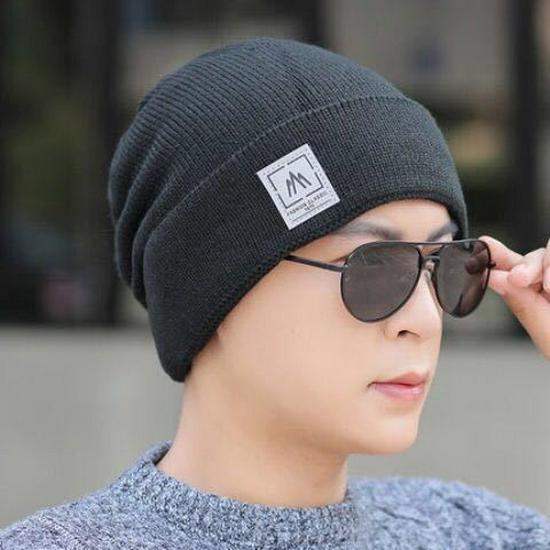 Women's Winter Fleece-Lined Korean Woolen Hat Set: Warm Knitted Beanie for Men and Women