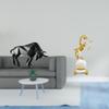 Modern Resin Bull And Horse Statue Ornament Abstract Animal Figurine Collectible for Entryway