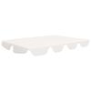 vidaXL Replacement Roof for Hollywood Swing White 150/130x105/70 Cm