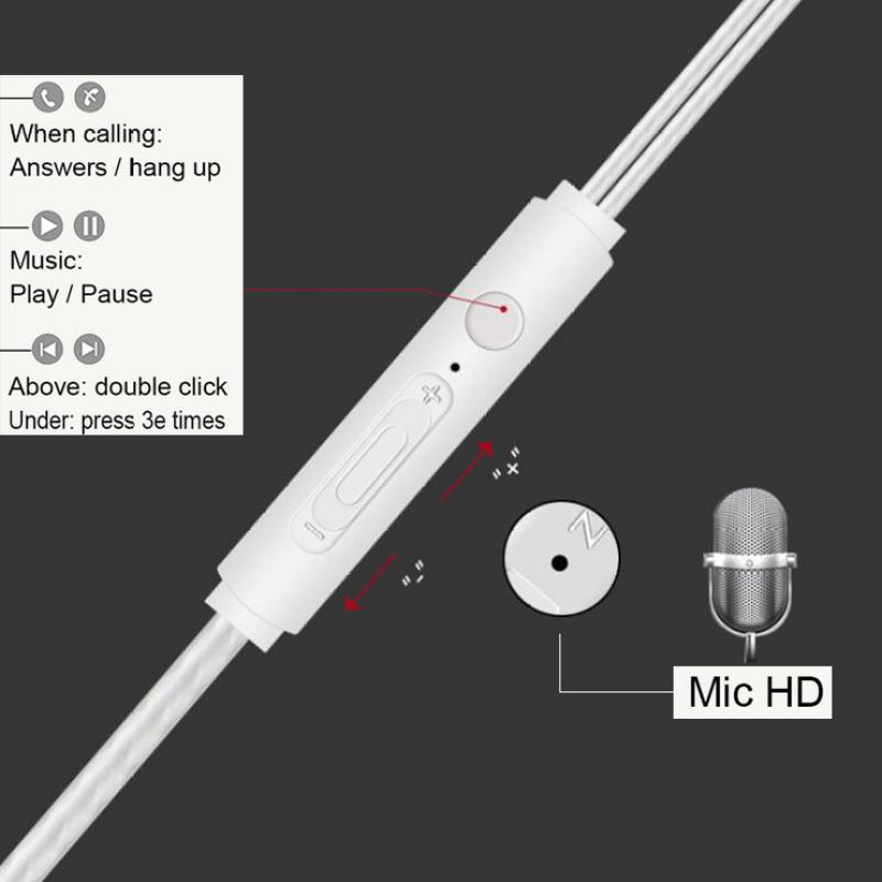 Hifi Universal Headphone Smart Call In-ear Mobile Phone 3.5mm Interface Headset