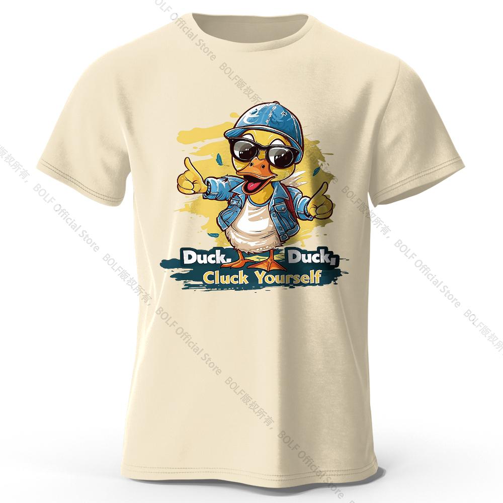 

Мужская футболка с принтом Cluck Yourself 100% хлопок Оверсайз Дерзкие графические футболки для женщин Летние топы Панк Уличная одежда 4XL