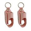 Pack of 2 Water Resistant Inhaler Case for Asthmas Inhalers Leather and Metal Featuring Organization