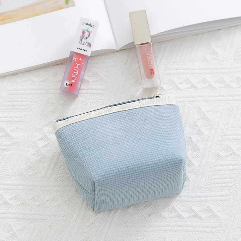 

Большая вельветовая косметичка в корейском стиле: Портативный органайзер для косметики и помады для путешествий