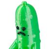 Mini Resin Fruit Figurine Fake Banana Pineapple Cucumber Pear Cone Fruit Model with Cute Grievance Expression for Micro Fairy Garden Accessory