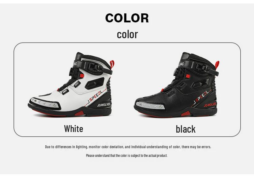 Breathable Non-Slip Motorcycle Riding Boots - Large Size Touring & Racing Protective Shoes