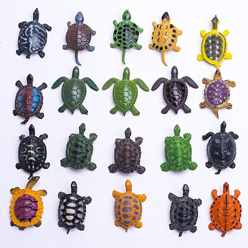 Tortoise Figurine Tortoise Toys Miniature Figurines Turtle Figurines 20X Realistic Turtle Statue Home Decor Kids Party Favor