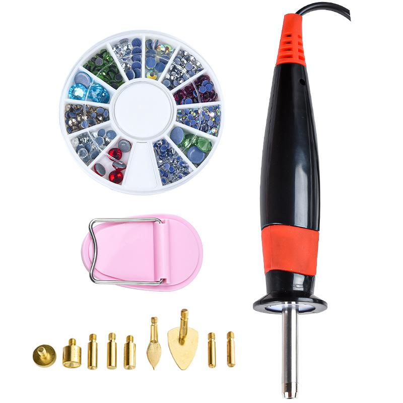 Drilling Machine, American Standard And European Standard Box, Nine-In-One, Ironing Machine, Iron Head, Point Drill Pen, Diy Metal Ironing Tool