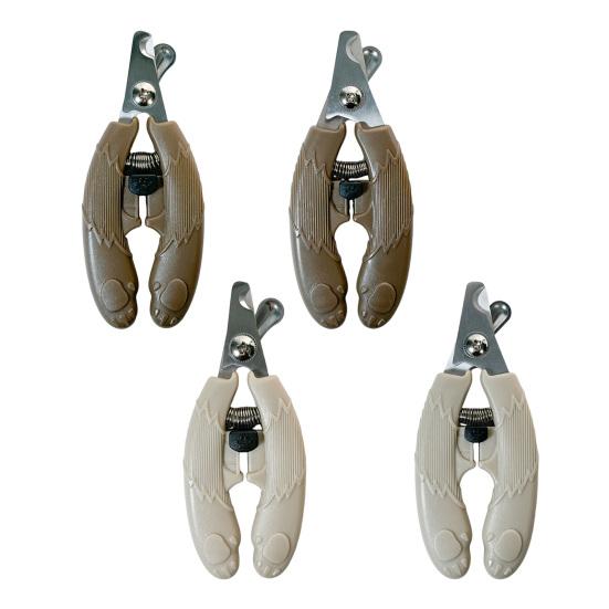 Spring Pet Nail Clippers Stainless Steel Blade Dog Nail Trimmer Cat Nail Cutter with Safety Guard To Avoid Over-Cutting for Safe Precise Trimming