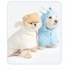 Toalla para Perro de Coral Suave Transpirable Absorbente Bata de Baño para Mascotas Bata para Cachorro Secado Rápido Ropa para Perros para Razas Pequeñas