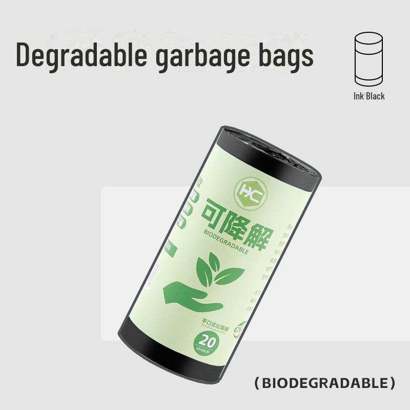

Биоразлагаемые компостируемые мусорные мешки, утолщенная плоская конструкция, готовый запас 45x50cm, 20 bags/roll