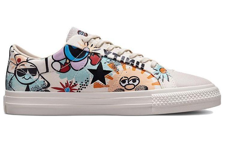 Men's Sneakers Converse One Star Floral Much Love Egret Egret/Multi/Black