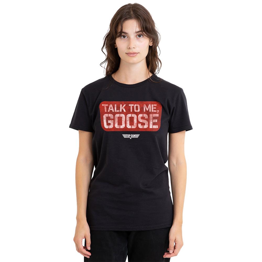 Top Gun Unisex Adult Talk To Me Goose Stamp T-Shirt