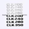 Compatible with Older Mercedes-Benz CLK200, CLK240, CLK280, CLK350 Emblems, Rear Tail Logos.