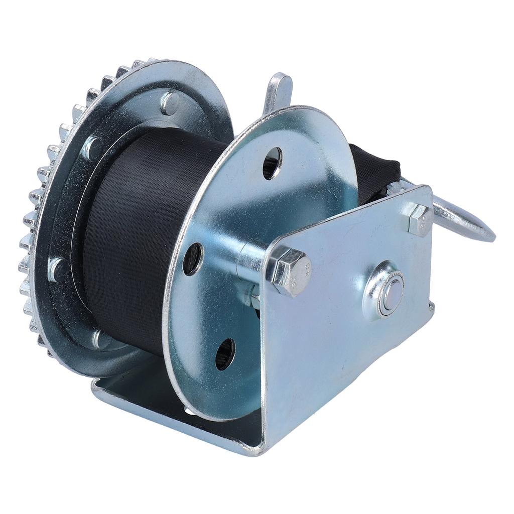 1000LBS Heavy Duty Winch with 6M Strap Hand Crank Cable Gear Manual Trailer Winch