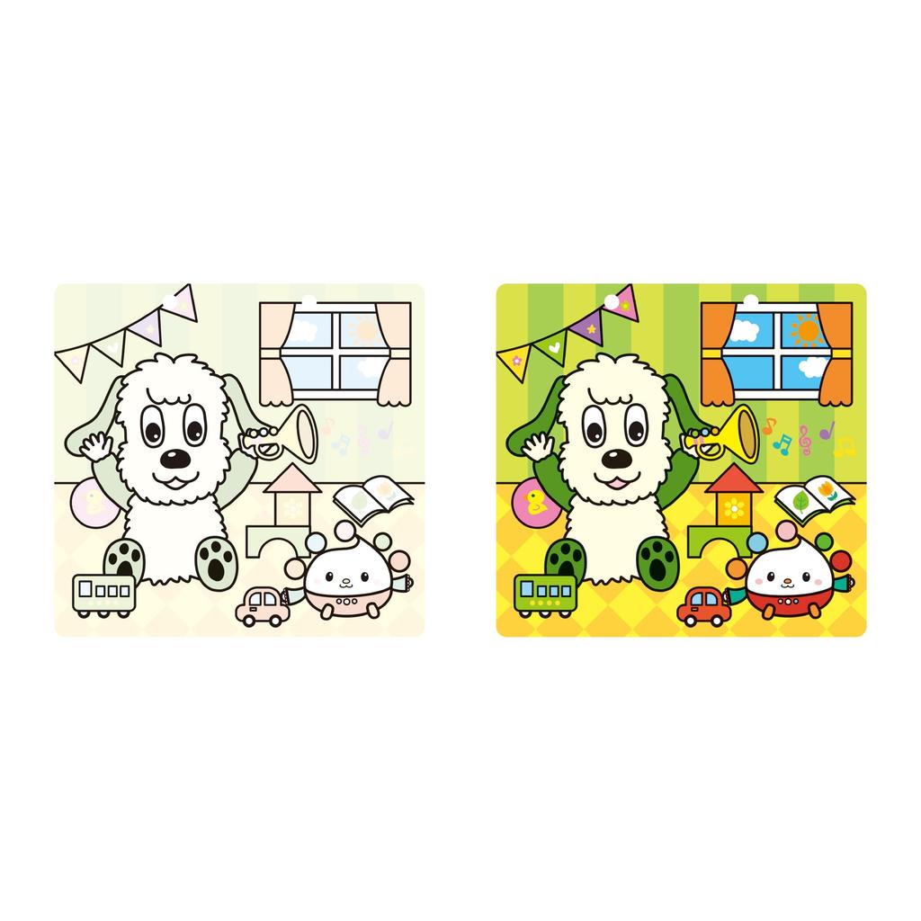 Pilot Suisui Oekaki Water Coloring Book Reusable Water Paintings Peekaboo For Ages 1.5 and Up