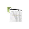 Aiyufeng Lace Curtains, White, Set of 2, 150cm Wide x 230cm Long, Lightweight, Leaf Pattern,