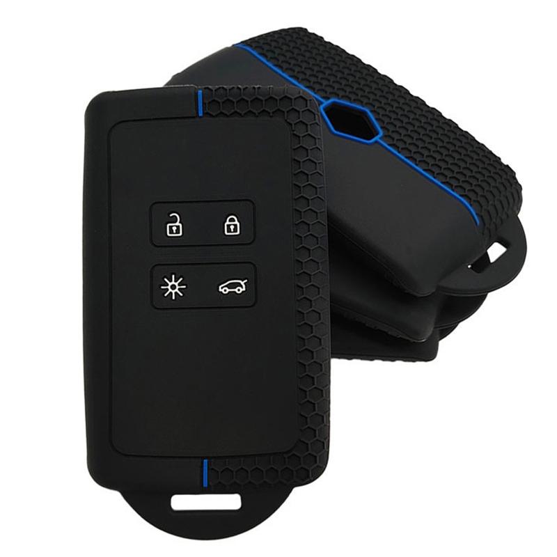 Silikon Auto Schlüsselabdeckung Für Captur Koleos Kadjar Arkana Megane Dacia Duster Sandero Stepway Smart Fernbedienung Schlüsselanhänger Hülle
