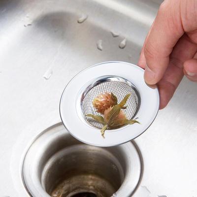 1Pc Kitchen Sink Filter Stainless Steel Mesh Sink Strainer Filter Sewer Mesh Strainers Drain Hole Filter Trap Keep Your Bathtub