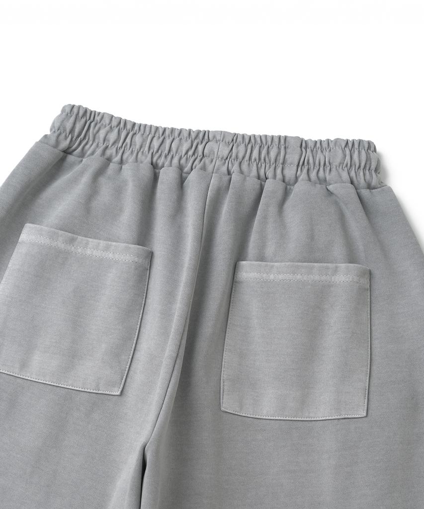 KNITTED Bermuda Training Half Pants Pigment Stone Grey