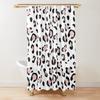 Leopard Print Shower Curtain Brown Bathroom Curtain Wild Safari Animal Powerful Bathroom Set For Men Panthera Bathroom Decor Set