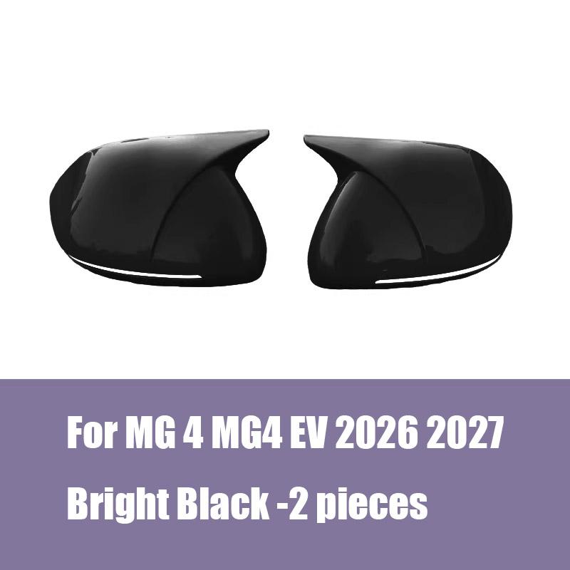Protective Cover Decoration Door Mirror Cover For MG 4 MG4 EV 2026 2027 Car Rearview Accessories White Black Purple