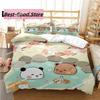 Süßes Bubu Dudu Cartoon Bär Panda Bettwäscheset Jungen Mädchen Einzel Doppel Queen King Size Bettbezug Kissenbezug Bett Jungen Schlafzimmer Erwachsene