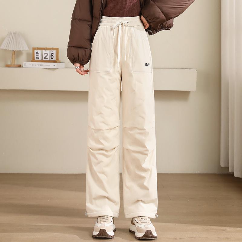 

Women s 2025 Windproof Snow Pants: Cold-Proof, Thickened, Ski-Ready Down Pants for -40°C Winter Weather XXL