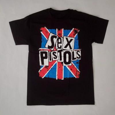 SEX PISTOLS Band Flag Logo  Full Size S-5XL Unisex T-Shirt