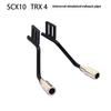 1 Pair Exhaust Pipe Accessories Metal Rc Car Simulation Decoration For Scx10 For  Trx4 1/10 Rc Car